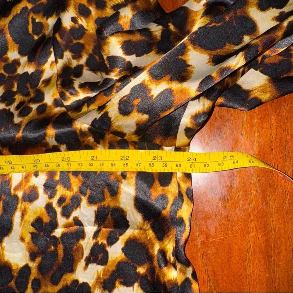 Floral & Ivy Leopard Print Collared Button Down Blouse - Picture 13 of 14
